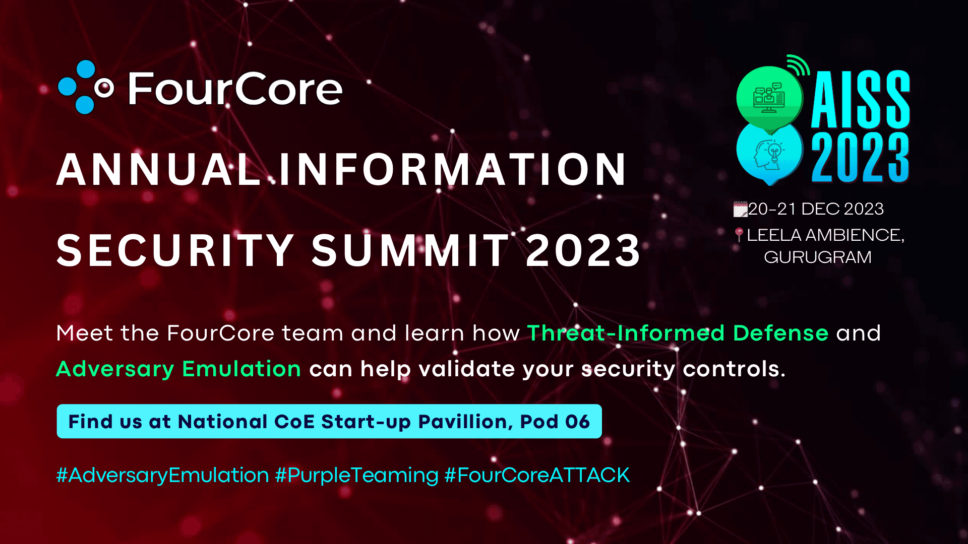 Meet FourCore at AISS 2023