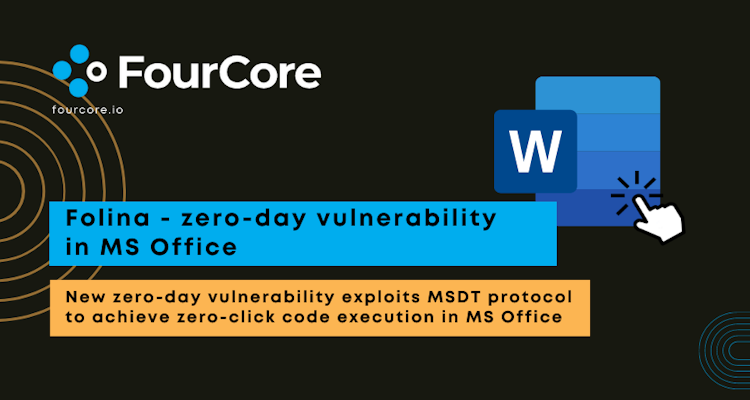 New zero-day code execution vulnerability in MS Office - Follina